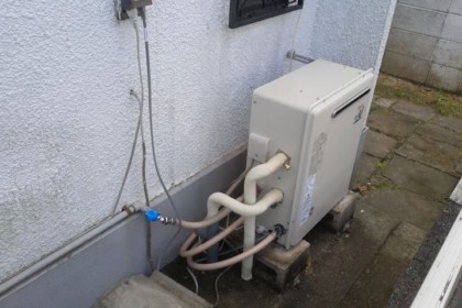 石油ボイラーから給湯器に交換