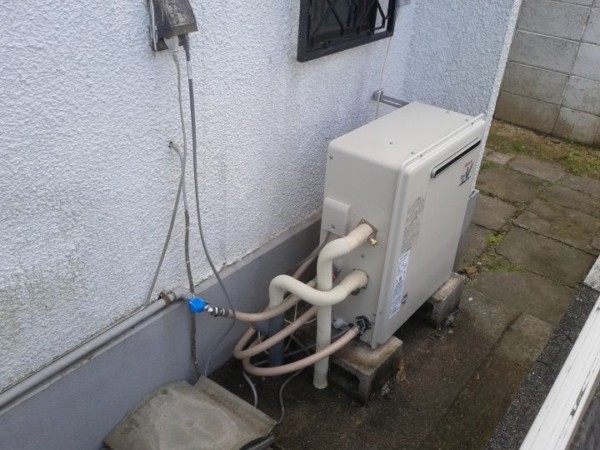 石油ボイラーから給湯器に交換