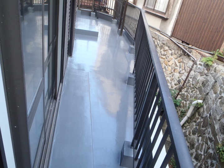 ベランダ防水工事施工後