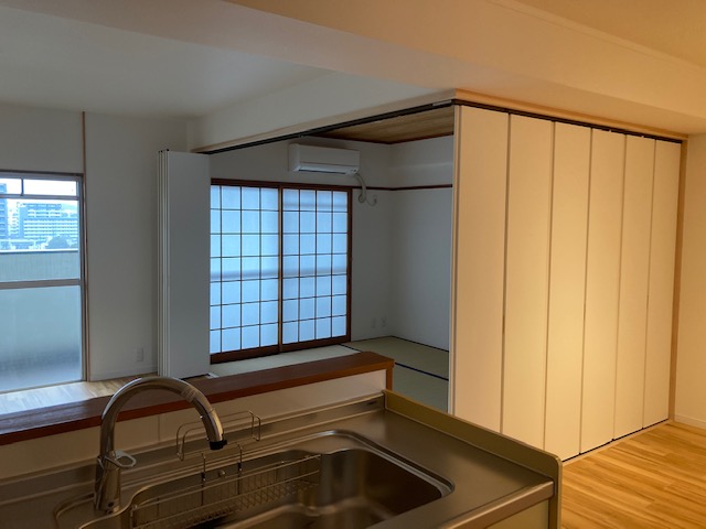 リビングの施工後の写真です。