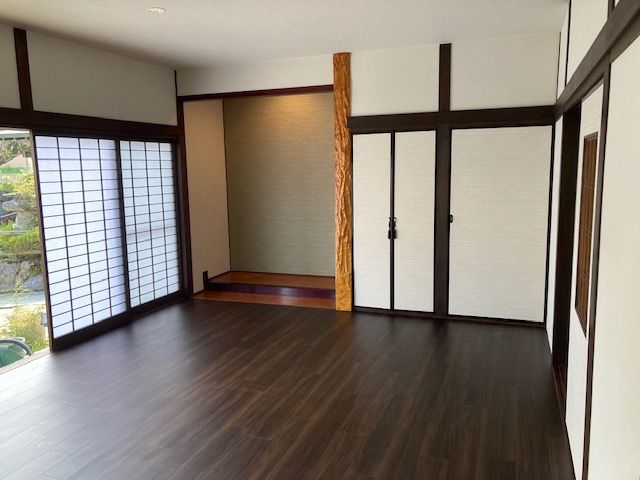 1階和室の施工後の写真です。