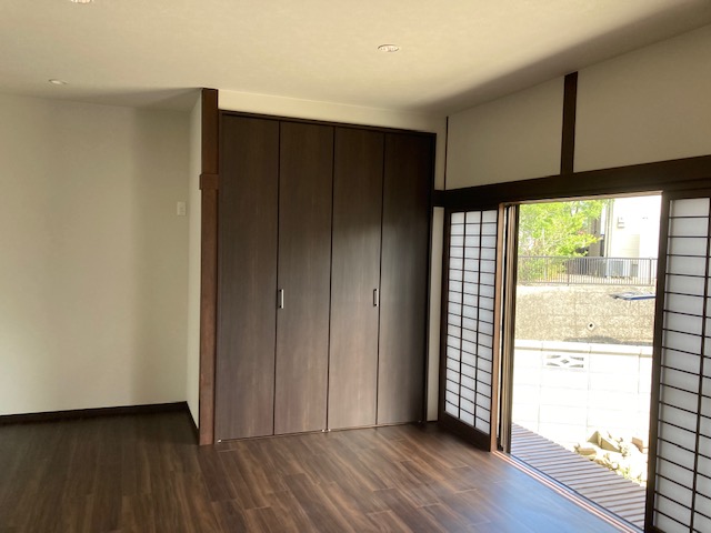 1階和室の施工後の写真です。