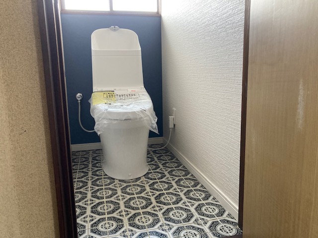 トイレの施工後の写真です。
