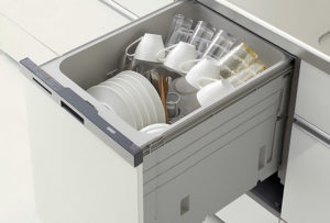 洗練されたデザインで、節水・省エネが魅力の食器洗浄乾燥機