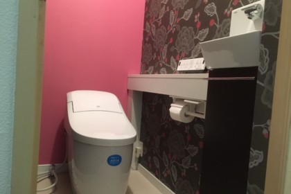 トイレ、洗面リフォーム　北九州市若松区