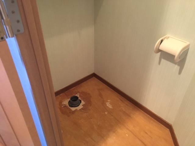 トイレ取り外し
