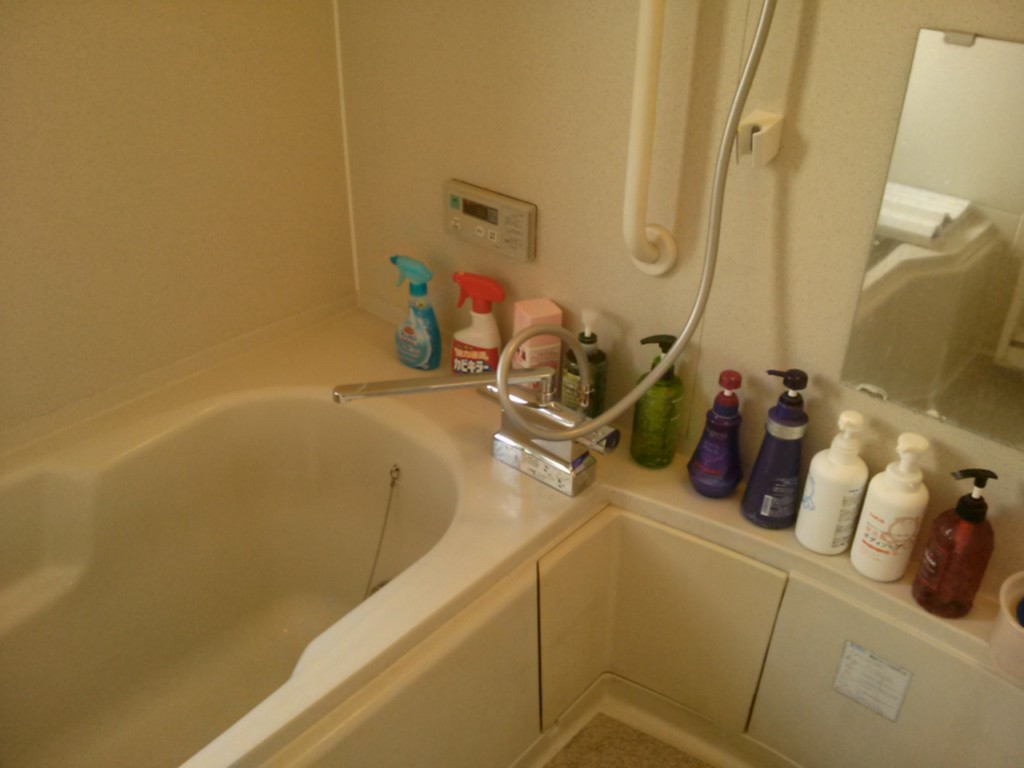 浴室水栓施工後