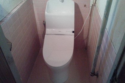 トイレ交換工事　北九州市