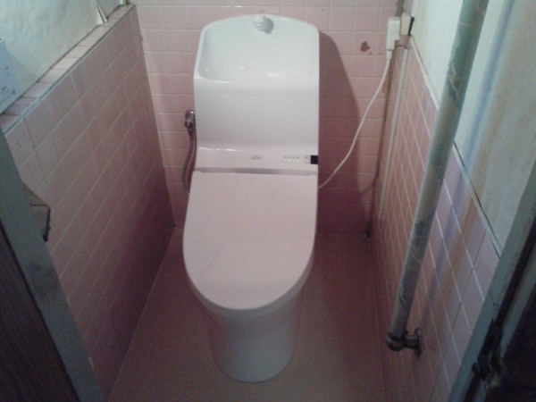 トイレ交換工事　北九州市