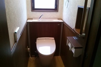 トイレ交換工事　北九州市　若松区