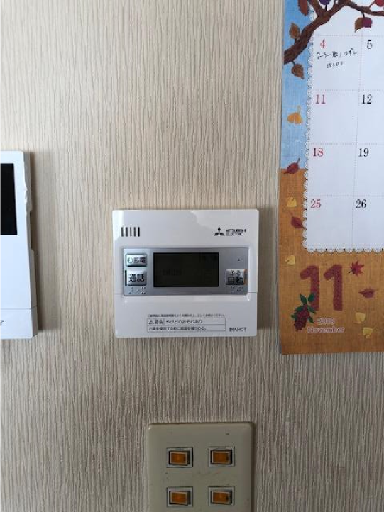 台所リモコン施工後