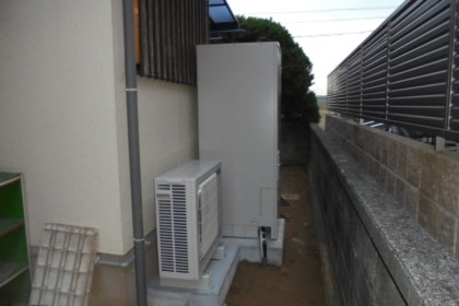 ガス給湯器からエコキュートに交換　宗像市