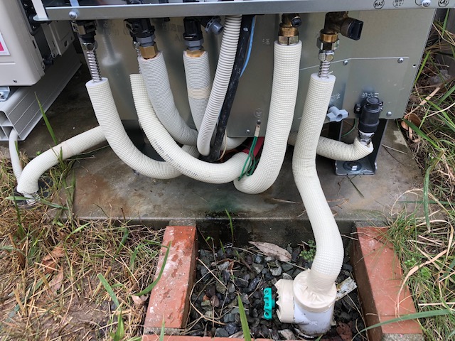 保温材を撒いてしっかり保温します。