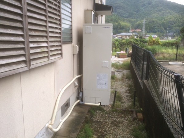 電気温水器交換　田川郡