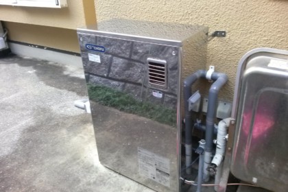 石油ボイラー給湯器交換　福岡県水巻町