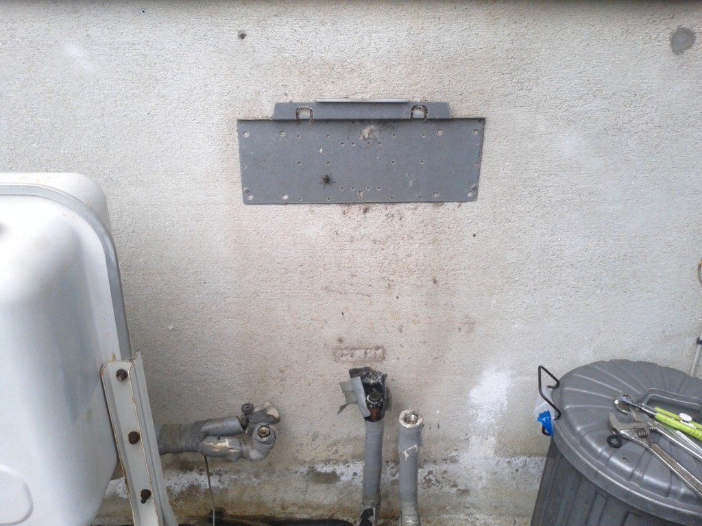 既存ボイラー取り外し