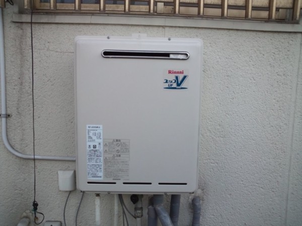 給湯器交換リフォーム　北九州市若松区
