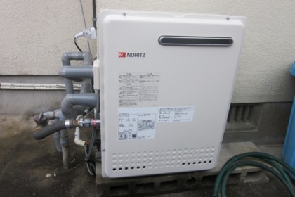 給湯器交換リフォーム　北九州市若松区