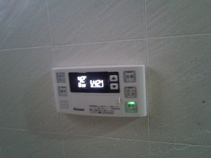 浴室リモコン取り付け