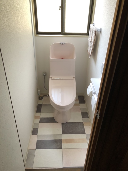 トイレ施工後　