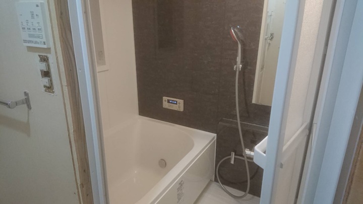 ユニットバス完成