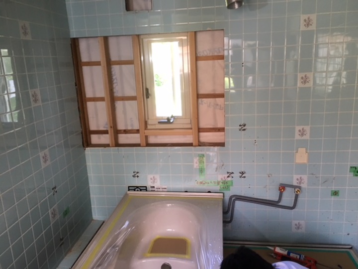 ユニットバス組み立て