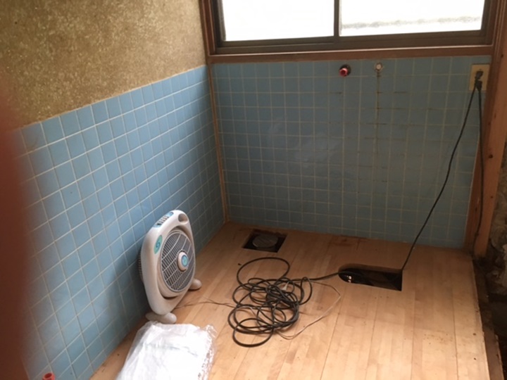 洗濯機置き場移動