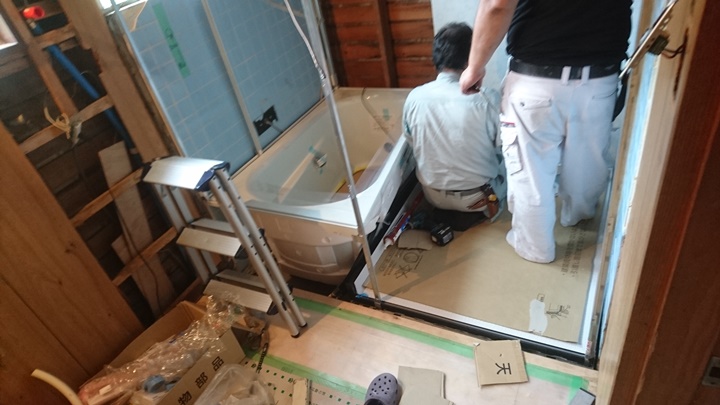 ユニットバス組立