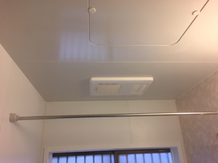 換気暖房を設置していますので寒い日も気にせずに入浴できます。