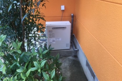 ユニットバス、洗面台、給湯器工事　水巻町