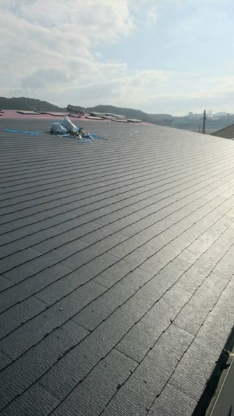 コロニアル屋根葺き替え工事