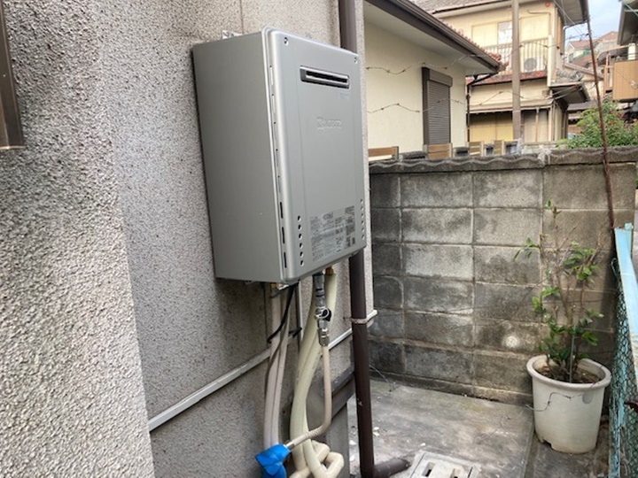 給湯器施工後