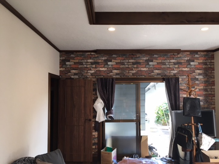 リビング施工後