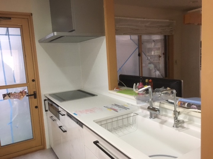 キッチン施工後