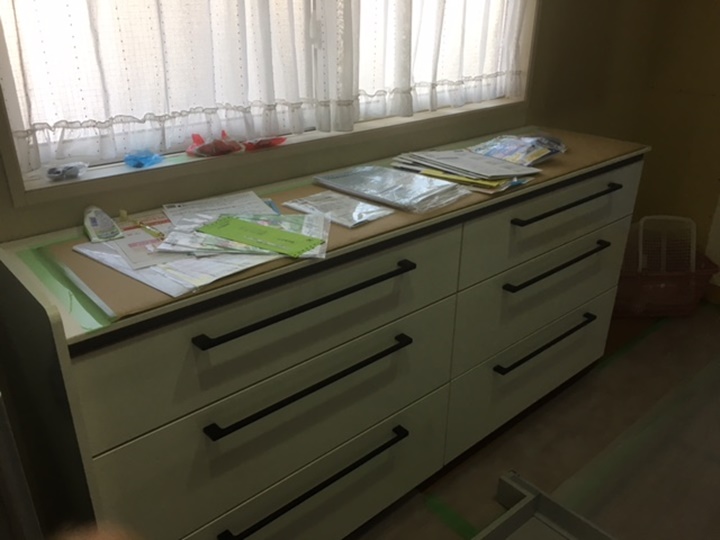 キッチン収納施工後