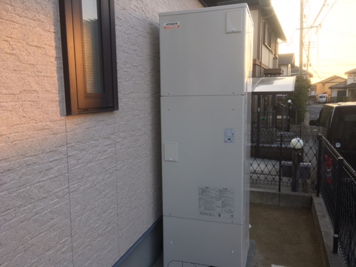 電気温水器からエコキュートに交換<br />