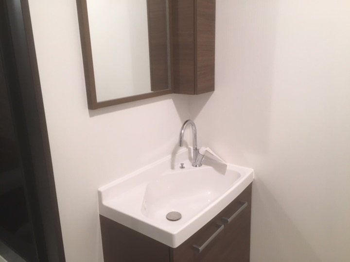 洗面所施工後