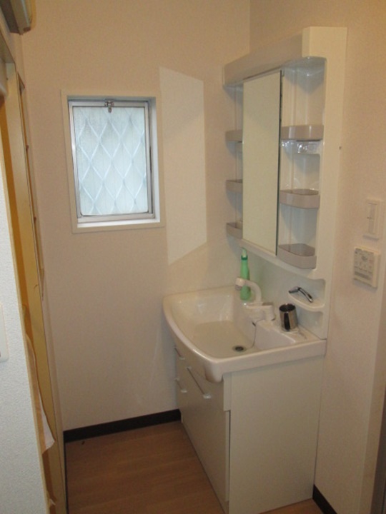 洗面施工後