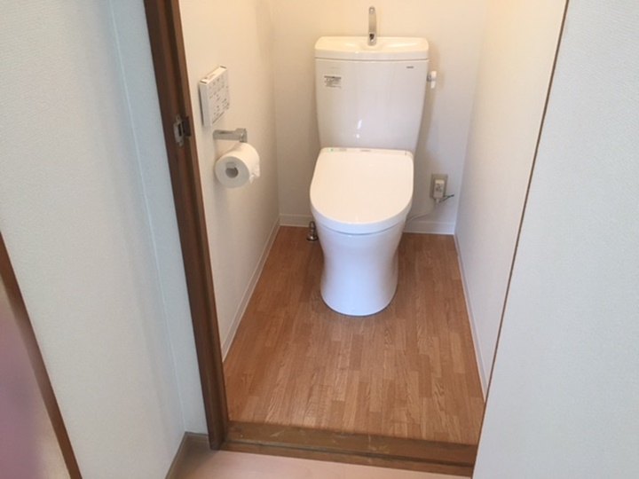 １階トイレ施工後