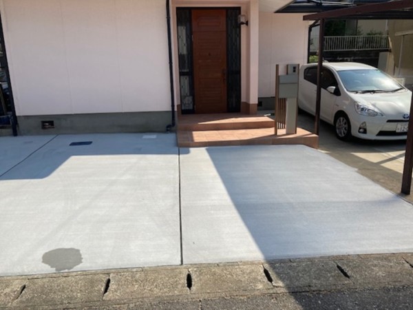 車庫工事　北九州市八幡西区
