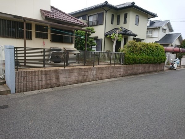 フェンス工事　遠賀町