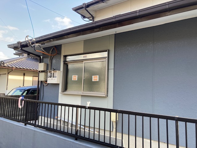 外壁サイデイング貼り