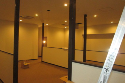 リラクゼーションスペース＆整骨院　内装工事　北九州市