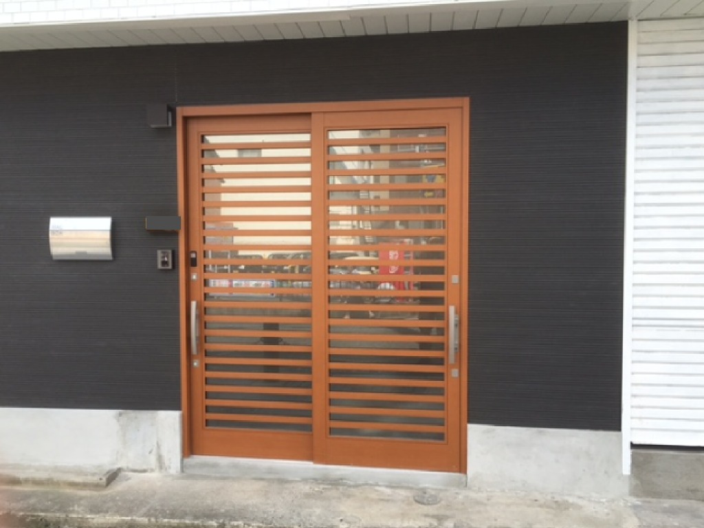 引違サッシ完成