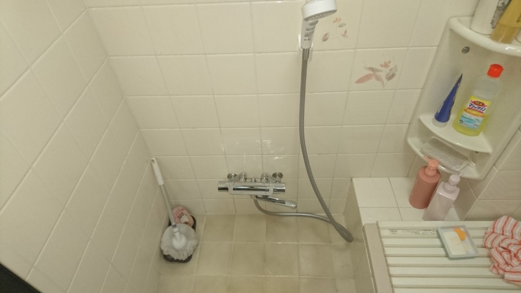 シャワー水栓交換後