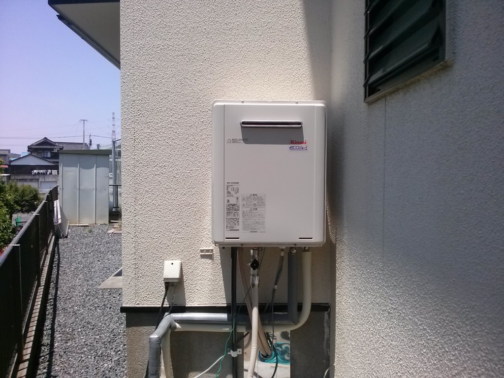 給湯器施工後