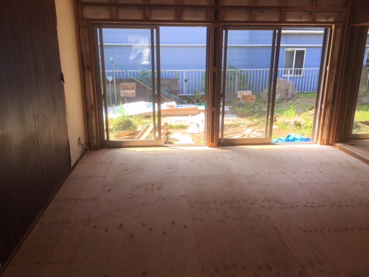 リビング下地工事