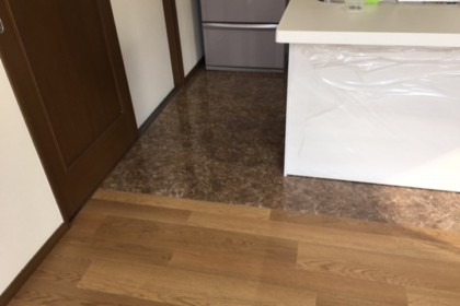 システムキッチン交換　北九州市八幡西区