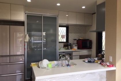 システムキッチン交換　北九州市八幡西区