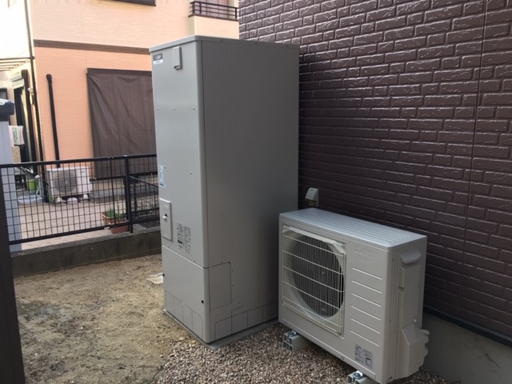 エコキュート施工後<br />